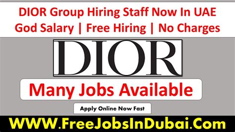 dior job opportunities